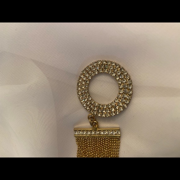 Rhinestone &Gold Bracelet - Picture 3 of 12